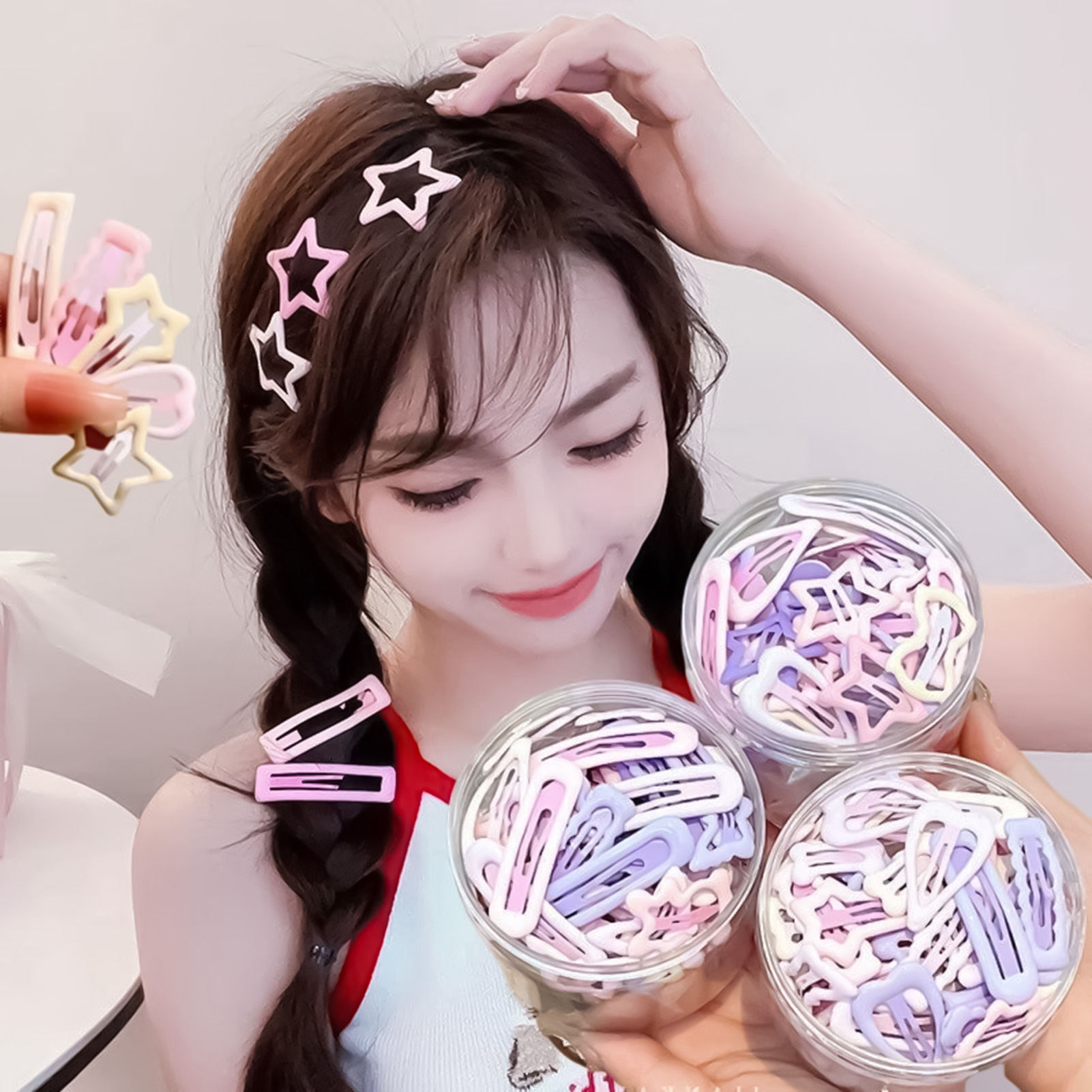 Lifestyle Of Korean - Épingles à cheveux de style doux,