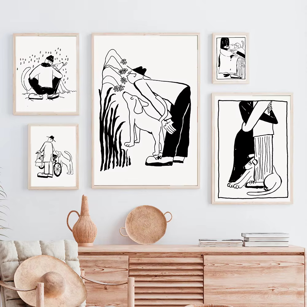Modern Korean Lifestyle - Affiche sur toile amusante sur le