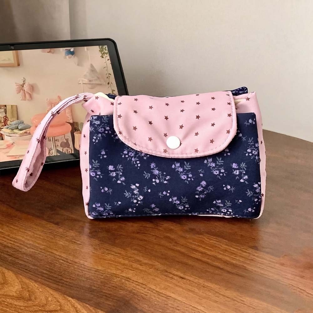 Pochette de maquillage florale - Lifestyle Of Korean avis et prix